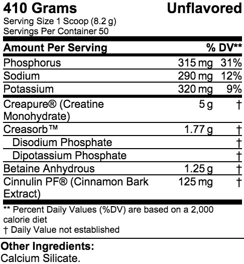 CELLUCOR COR-PERFORMANCE CREATINE 410 g 