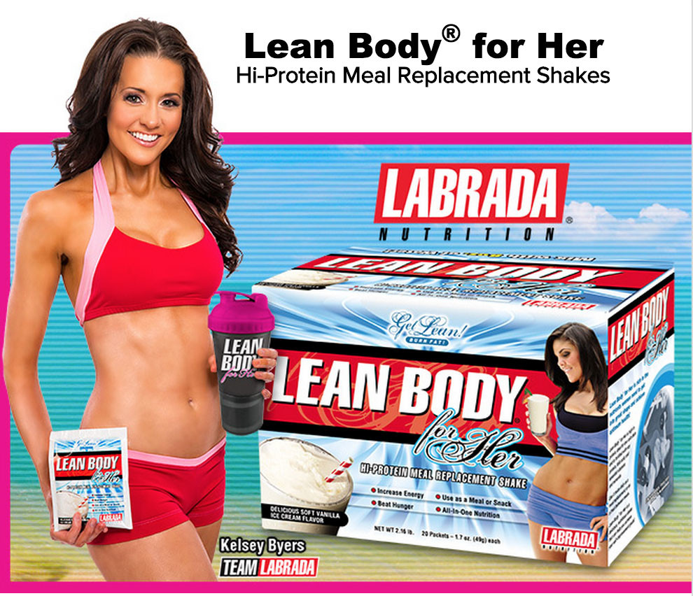 LABRADA LEAN BODY FOR HER 20 x 49 g -Strawberry