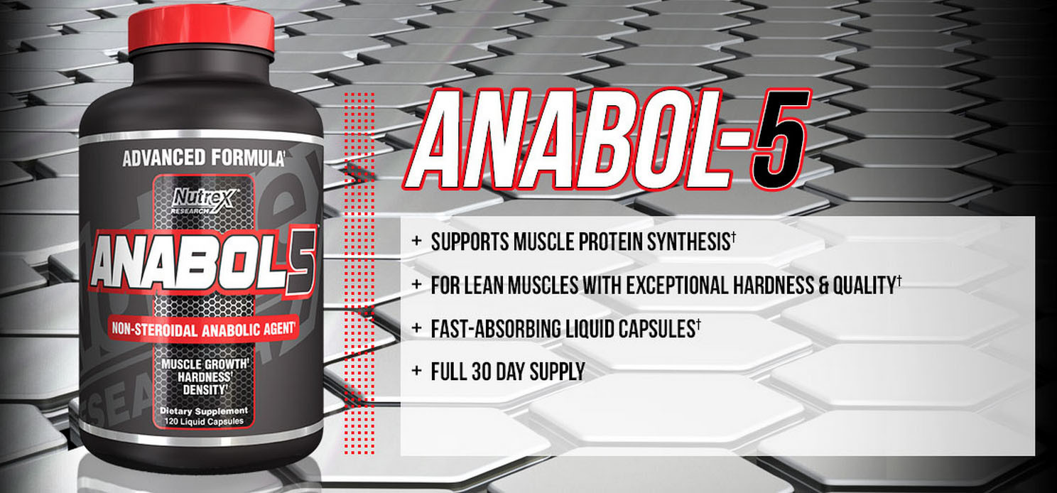 NUTREX ANABOL-5 BLACK 120 stk 