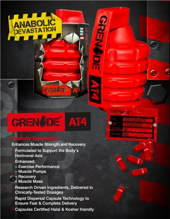 GRENADE AT4 120 kapsuler