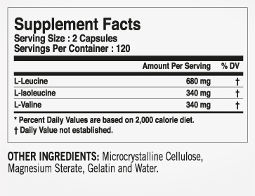 TESTED BCAA 1360, 240 stk 