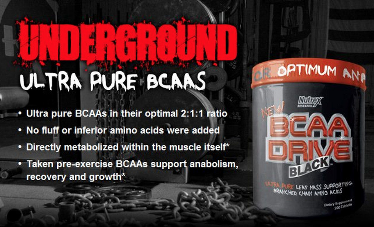 NUTREX BCAA DRIVE 200 stk 