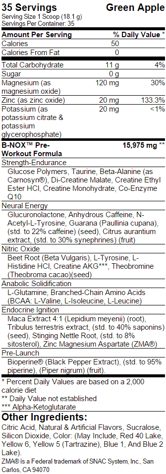 BETANCOURT BULLNOX B-NOX  ANDRORUSH 35 PORTIONER
