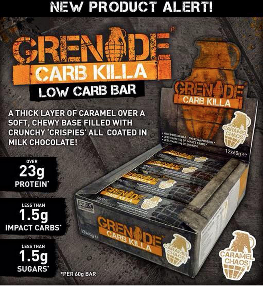 GRENADE CARB KILLA PROTEIN BAR 12 x 60 g 