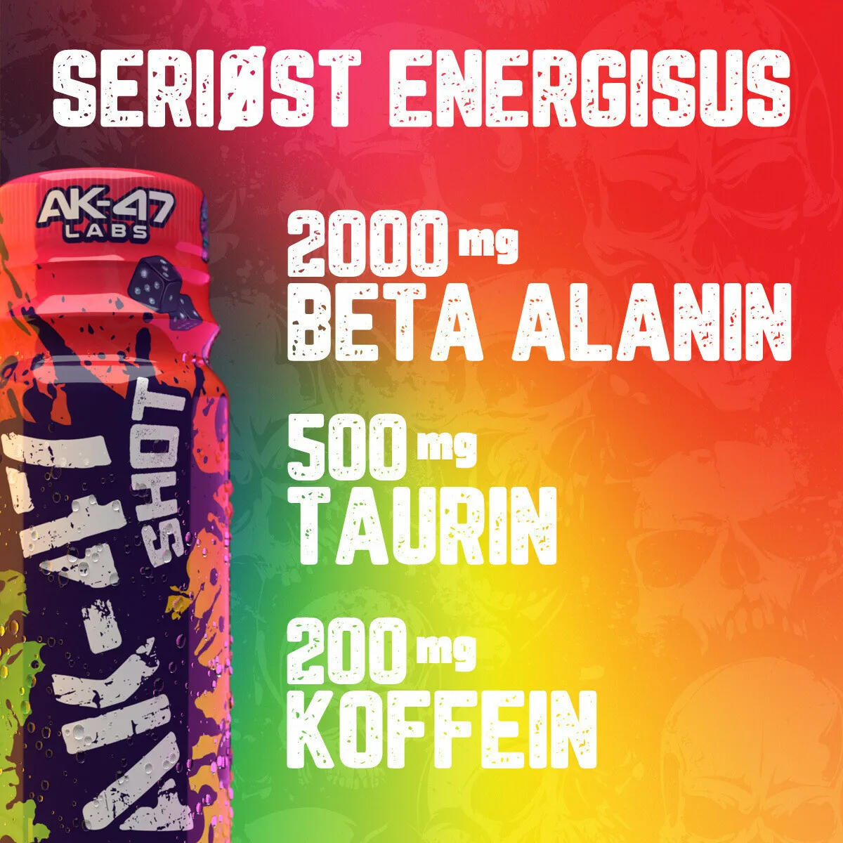 AĶ-47 pre-workout shots (48 x 80 ml)