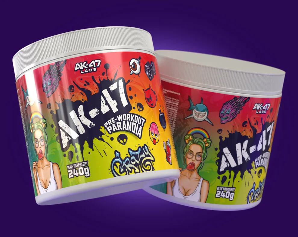 AĶ-47 pre-workout (4 x 120 portioner)