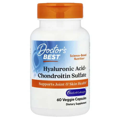 Hyaluronsyre + Chondroitin Sulfat med BioCell Collagen, 60 tabletter