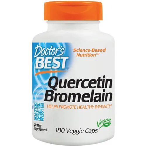 Doctor’s Best Quercetin Bromelain (180 veganske kapsler)