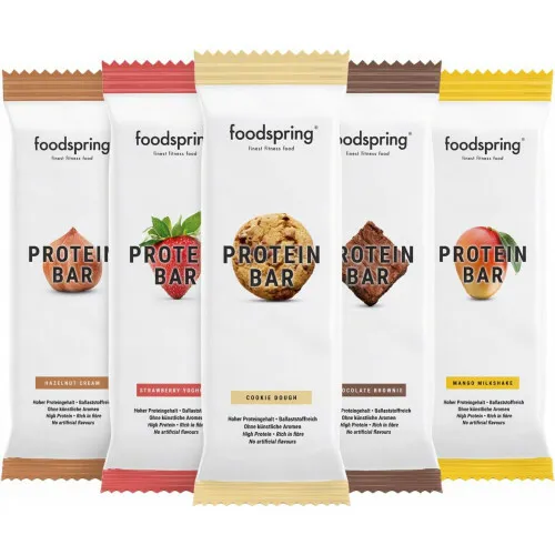 Proteinbar med 20 g protein og højt fiberindhold (12 x 60 g)-Mixed