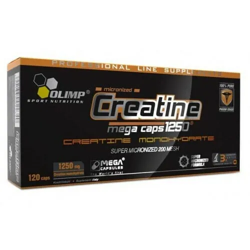 OLIMP SPORT CREATINE 1250 MEGA CAPS 120 stk 