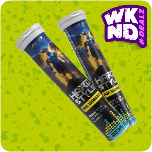 Hardstyle pre-workout tabs - BUY 1 GET 1 FREE