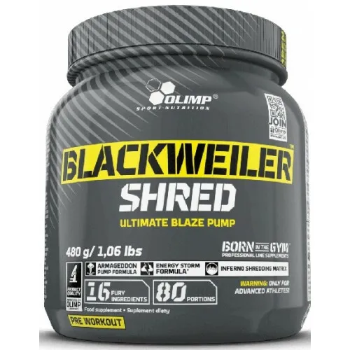 OLIMP SPORT NUTRITION BLACKWEILER SHRED 480 g