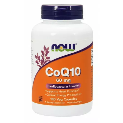 NOW FOODS COQ10 60 mg 180 stk 