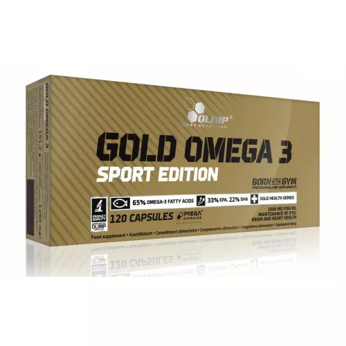 OLIMP SPORT NUTRITION GOLD OMEGA-3 SPORT EDITION 120 stk 