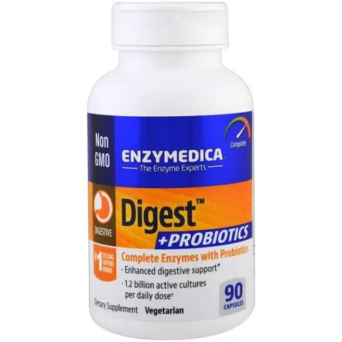 Digest + Probiotics, 90 kapsler