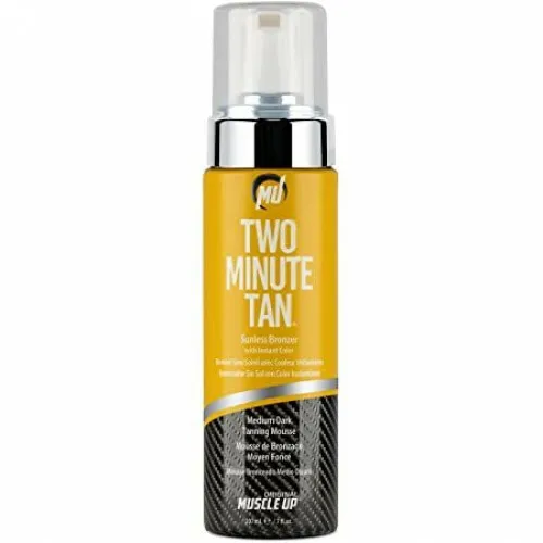 PRO TAN TWO MINUTE TAN, SUNLESS BRONZER INSTANT GLOW DARK TANNING GEL - 237 ML.