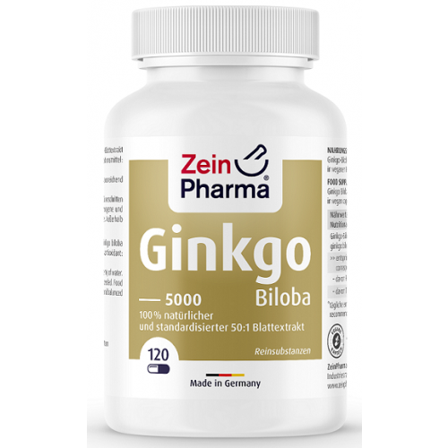 ZEIN  GINKGO BILOBA 5000, 100MG - 120 CAPS