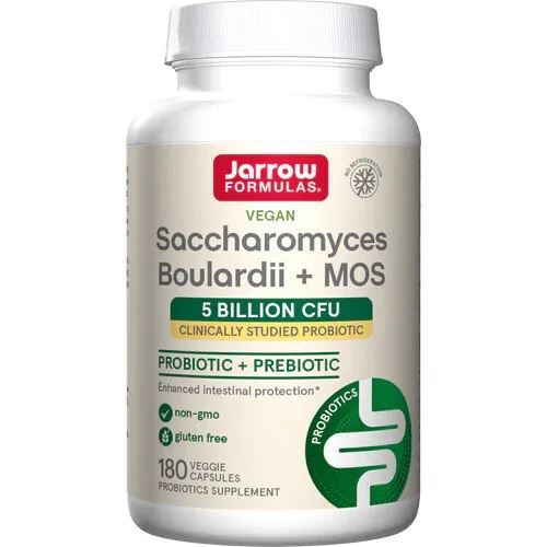 Saccharomyces Boulardii + MOS, 180 vkapsler