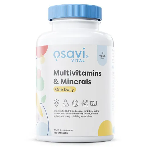Multivitamins & Minerals One Daily 120 kapsler