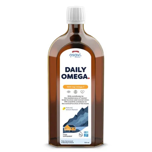 Daily Omega 1600mg Omega 3 (Natural Lemon) 500 ml.