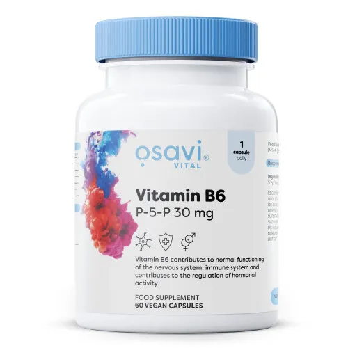 Vitamin B6 P-5-P 30mg 60 vegan kapsler