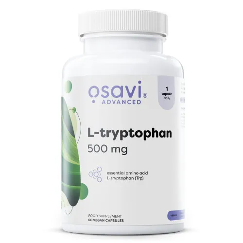 L-tryptophan 500mg 60 vegan kapsler
