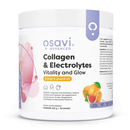 Collagen Electrolytes Vitality and Glow Orange & Grapefruit 300g