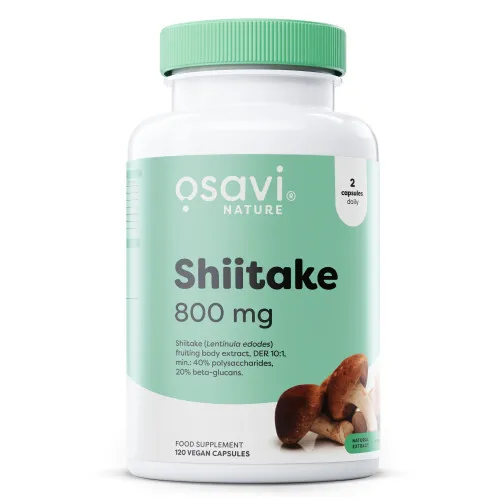 Shiitake 800mg 120 vegan kapsler