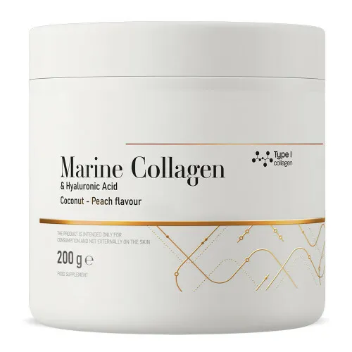 Marine kollagen + hyaluronsyre + vitamin C pulver (200 g)