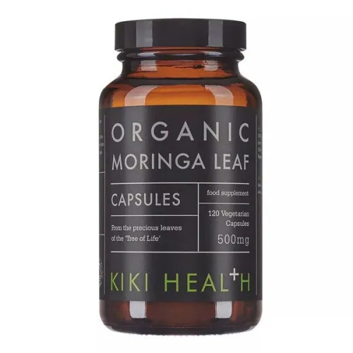 KIKI Health Moringa Blad, 120 kapsler