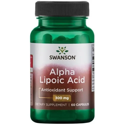 Swanson Alpha Lipoinsyre, 300 mg, 60 kapsler