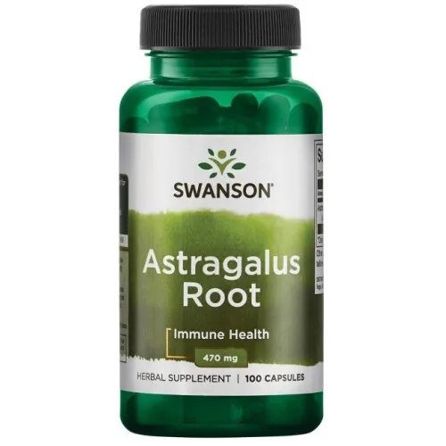 Swanson Astragalus Rod, 470 mg, 100 kapsler