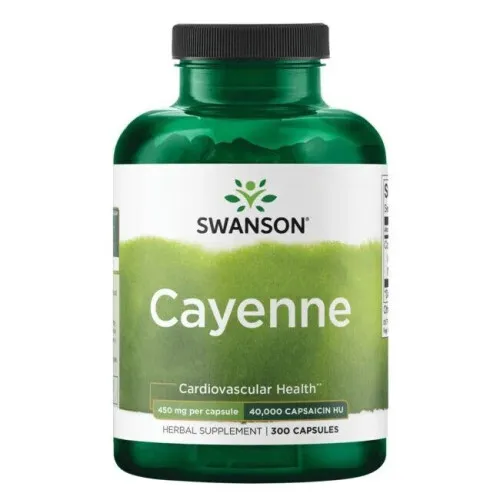 Swanson Cayenne, 450 mg, 300 kapsler