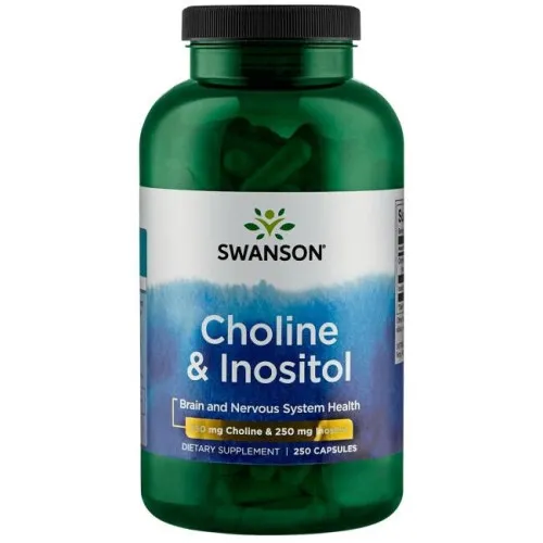 Swanson Cholin & Inositol, 250 kapsler