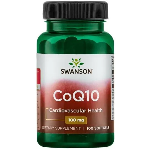 Swanson CoQ10, 100 mg, 100 kapsler