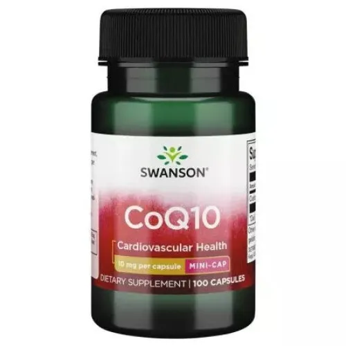 Swanson CoQ10, 10 mg, 100 kapsler