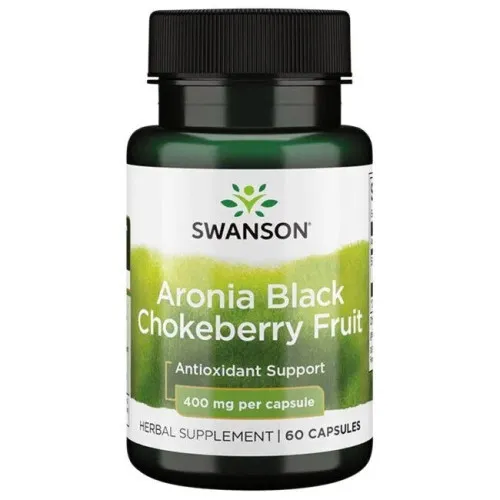 Swanson Aronia Surbær Frugt, 400 mg, 60 kapsler