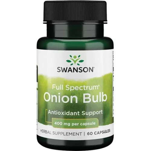 Swanson Full Spectrum Løg, 400 mg, 60 kapsler