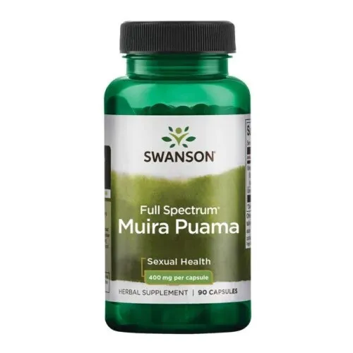 Swanson Full Spektrum Muira Puama, 400 mg, 90 kapsler