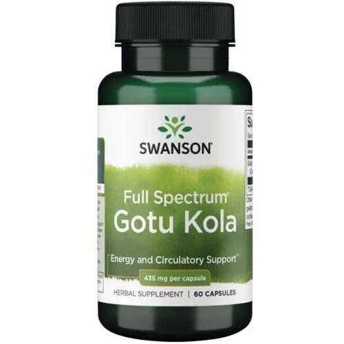 Swanson Fuldt Spektrum Gotu Kola, 435 mg, 60 kapsler