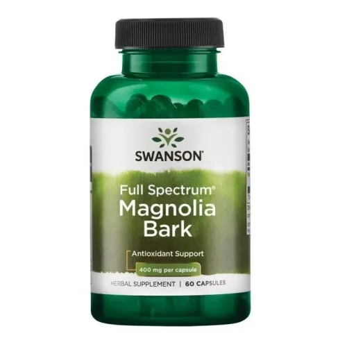 Swanson Fuldt Spektrum Magnoliabark, 400 mg, 60 kapsler