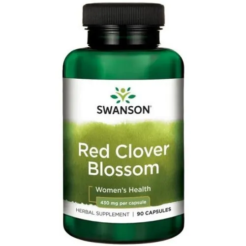 Swanson Rødkløverblomst, 430 mg, 90 kapsler
