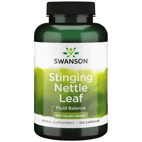 Swanson Brændenælde Blad, 400 mg, 120 kapsler