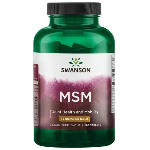 Swanson MSM, 1500 mg, 120 tabletter