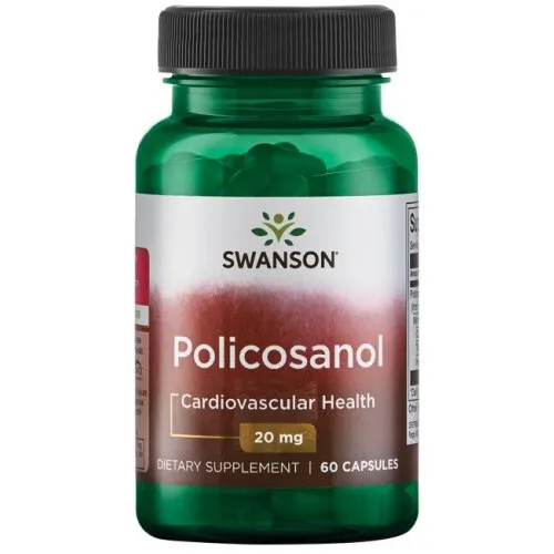 Swanson Policosanol, 20 mg, 60 kapsler