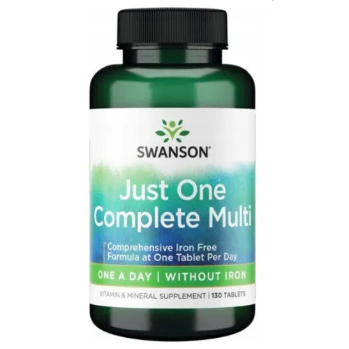Swanson Just One Komplet Multi uden Jern, 130 tabletter