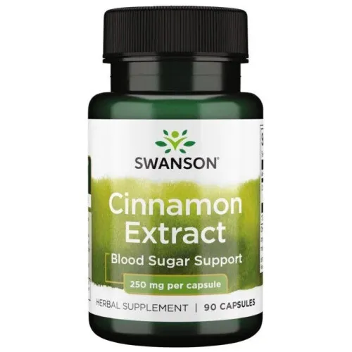Swanson Kanel ekstrakt, 250 mg, 90 kapsler