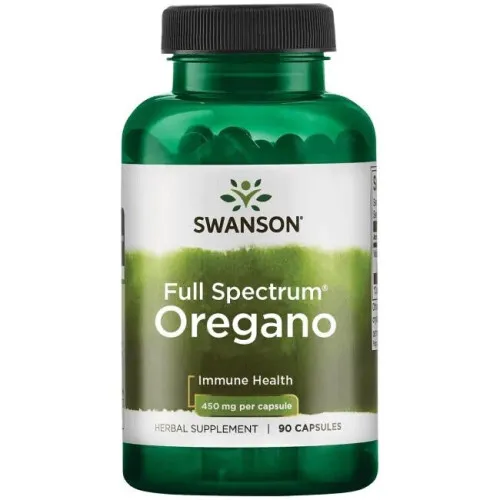 Swanson Full Spectrum Oregano, 450 mg, 90 kapsler