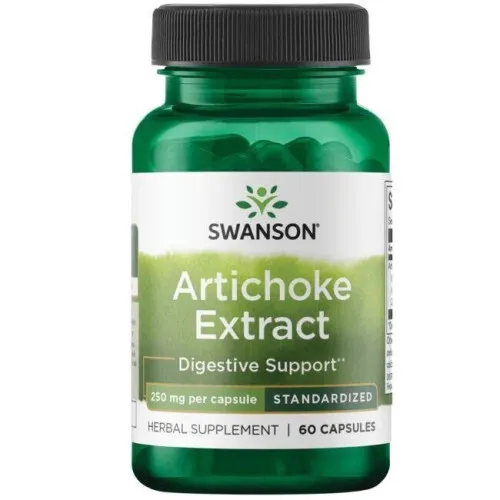 Swanson Artiskokekstrakt, 250 mg, 60 kapsler