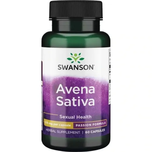Swanson Avena Sativa, 575 mg, 60 kapsler